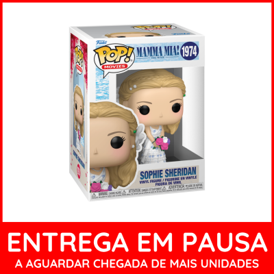 Boneca Funko Pop! Sophie Sheridan Mamma Mia! 1974 em caixa transparente