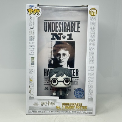 Embalagem Funko Pop Harry Potter com figura sólida de vinil dentro