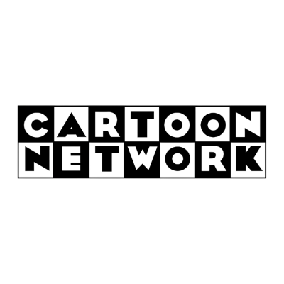Logotipo da Cartoon Network em letras maiúsculas preto e branco