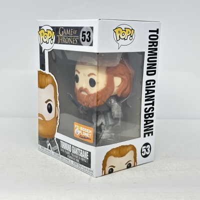 Funko Pop! Tormund Giantsbane da Game of Thrones na caixa com janela transparente