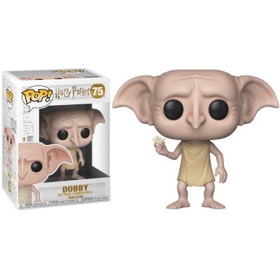 Figura colecionável Dobby de Harry Potter Pop! com embalagem