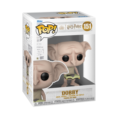 Figura Funko Pop! Dobby de vinil da série Harry Potter na caixa