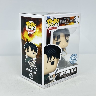 caixa Funko Pop! Animation Captain Levi Attack on Titan 1315