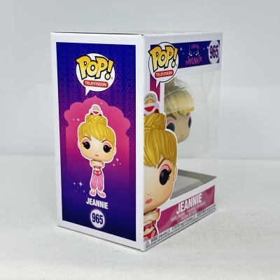 Caixa POP! Television figura Jeannie loira roupa rosa número 965
