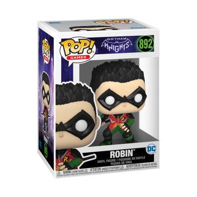 Figura Funko Pop Robin Gotham Knights nº 892 em caixa