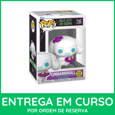 Figura Funko Pop! CINNAMOROLL Hello Kitty and Friends nº 156 em caixa.