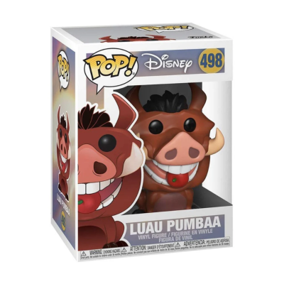 Figura Pop! Disney Pumbaa 498 em embalagem transparente