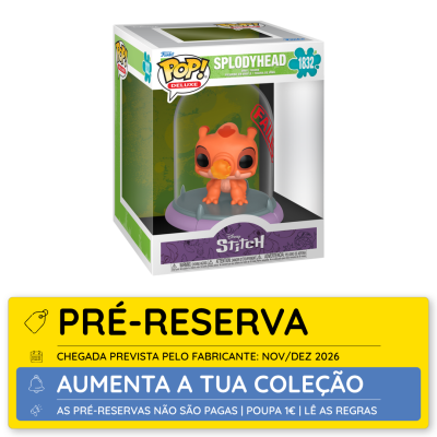 Figura Funko Pop Deluxe Splodyhead na embalagem