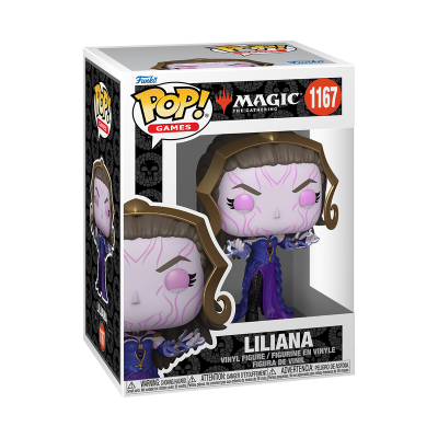 Figura Funko Pop! Liliana de Magic: The Gathering em embalagem