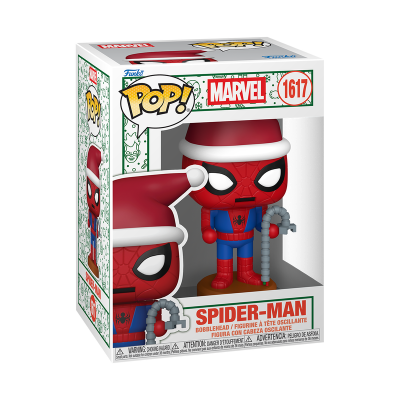Figura Funko Pop! Marvel Spider-Man com cabeça oscilante em caixa
