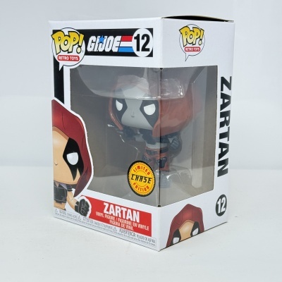 Figura Funko Pop! Zartan GI Joe número 12 em caixa transparente