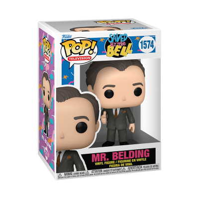 Funko Pop! Mr. Belding de Saved by the Bell na embalagem