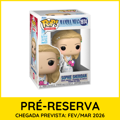 Funko Pop! Sophie Sheridan de Mamma Mia em caixa