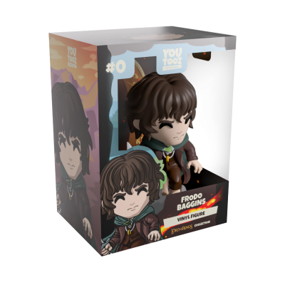 Figura de vinil Frodo Baggins com caixa de janela transparente