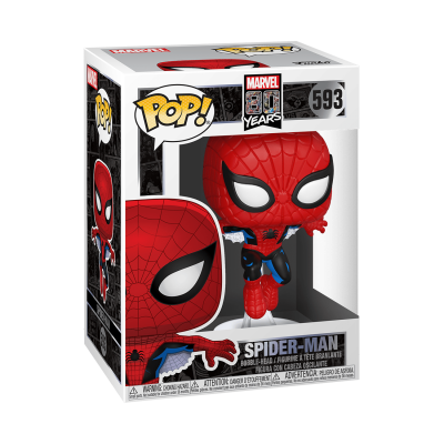 Figura POP! Spider-Man da Marvel em caixa
