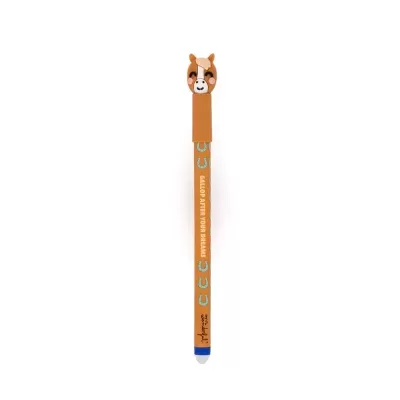 Caneta decorativa com personagem de cavalo no topo