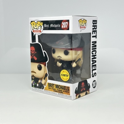 Funko Pop! Rocks Bret Michaels nº 207 em caixa