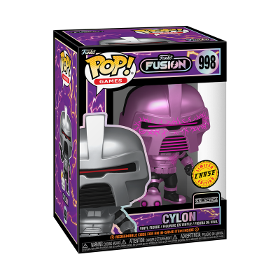 Figura Funko Pop! Games Cylon nº 998 em caixa de embalagem