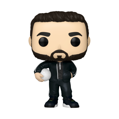 Figura Funko Pop de homem com bola branca