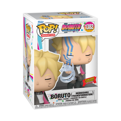 Funko Pop Boruto Momoshiki Transformation em caixa de embalagem
