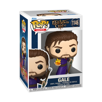 Figura de vinil Pop! Games Gale Baldur's Gate em caixa