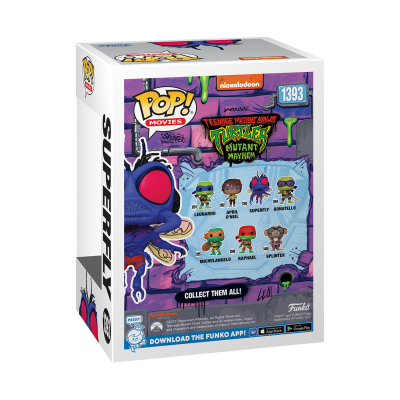 Caixa Funko Pop Superfly Teenage Mutant Ninja Turtles Mutant Mayhem