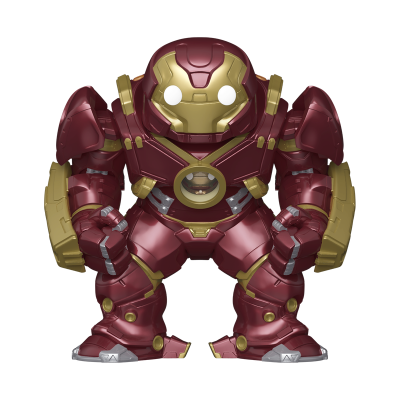 Boneco Funko Pop Hulkbuster vermelho e dourado