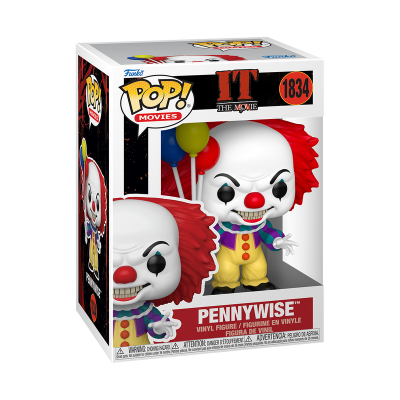 Figura Funko Pop Pennywise de IT em caixa com janela