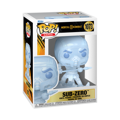 Figura Funko Pop! Sub-Zero Mortal Kombat 1073 em caixa