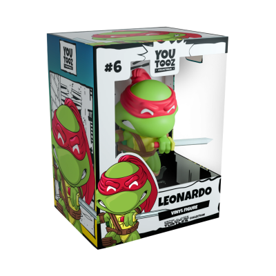 Caixa de figura de vinil Leonardo das Teenage Mutant Ninja Turtles
