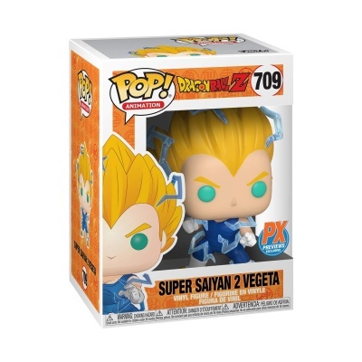 Figura Funko Pop! Super Saiyan 2 Vegeta Dragon Ball Z na embalagem