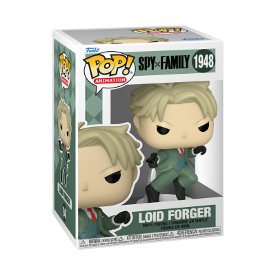 Funko Pop Loid Forger da animação SPY×FAMILY em caixa de embalagem