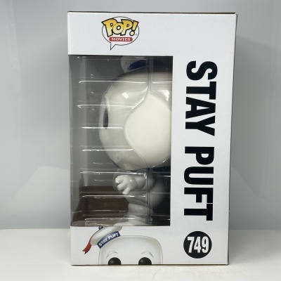 Boneco Funko Pop Stay Puft na embalagem
