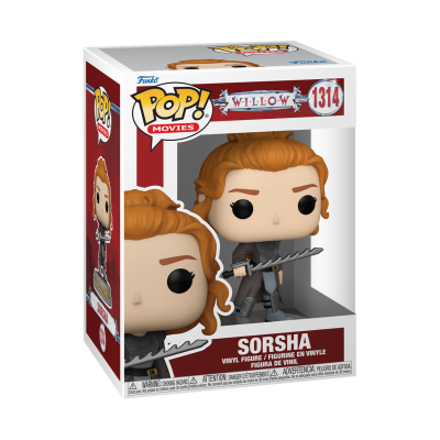 Figura Funko Pop! Sorsha do filme Willow na caixa