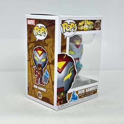 Figura Funko Pop! Iron Hammer da Marvel na caixa com janela transparente