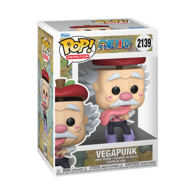 Figura POP! Animation Vegapunk de One Piece na caixa original