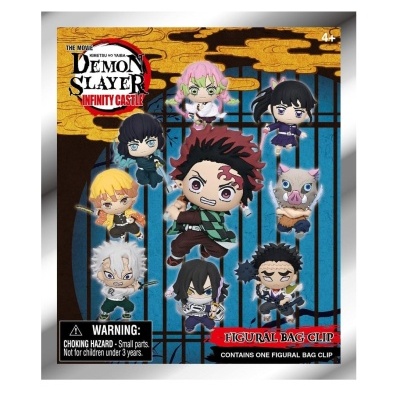 Embalaem Demon Slayer Infinity Castle com figuras bonecos anime bag clip coloridos