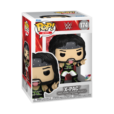 Figura colecionável Funko Pop! WWE X-Pac número 174 em embalagem