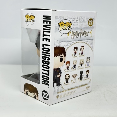 Caixa da figura Funko Pop! Neville Longbottom número 22 da coleção Harry Potter