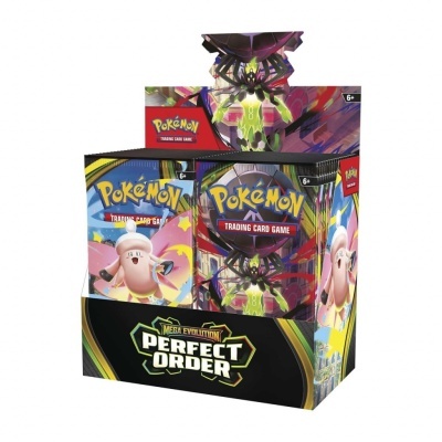 Expositor de baralhos Pokémon Trading Card Game Mega Evolution Perfect Order