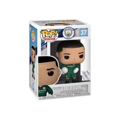Figura Funko Pop jogador de futebol Ederson em caixa