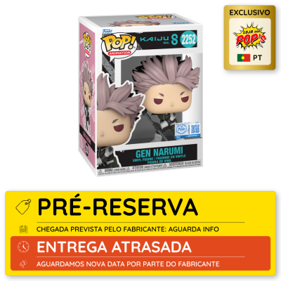 Figura Funko Pop! Gen Narumi Kaiju Nº 8 com caixa e selo exclusivo loja dos pops