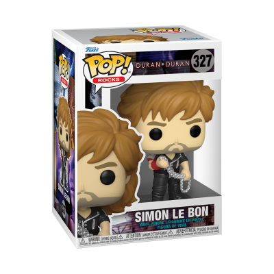 Funko Pop Rocks Simon Le Bon da banda Duran Duran na embalagem original