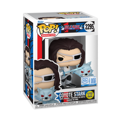 Figura Funko Pop! Animation de Coyote Stark da série Bleach com embalagem colorida