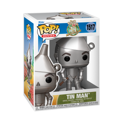 Figura Funko Pop! Tin Man metálica de vinil na caixa