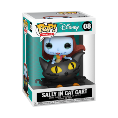 Funko Pop! Sally in Cat Cart da Disney Trains na embalagem