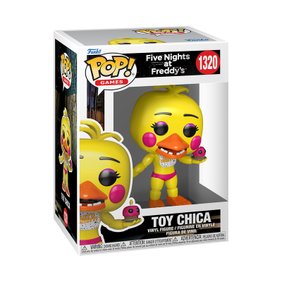 Figura Funko Pop de vinil Toy Chica do jogo Five Nights at Freddys em caixa