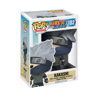 Figura Funko Pop! Kakashi de Naruto Shippuden na embalagem