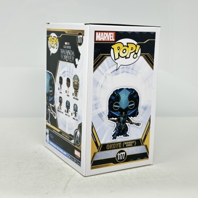 Caixa Funko Pop! Okoye Midnight Angel Marvel Black Panther Wakanda Forever