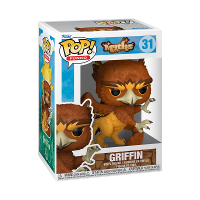 Figura de vinil POP Funko Griffin Myth número 31 na sua caixa